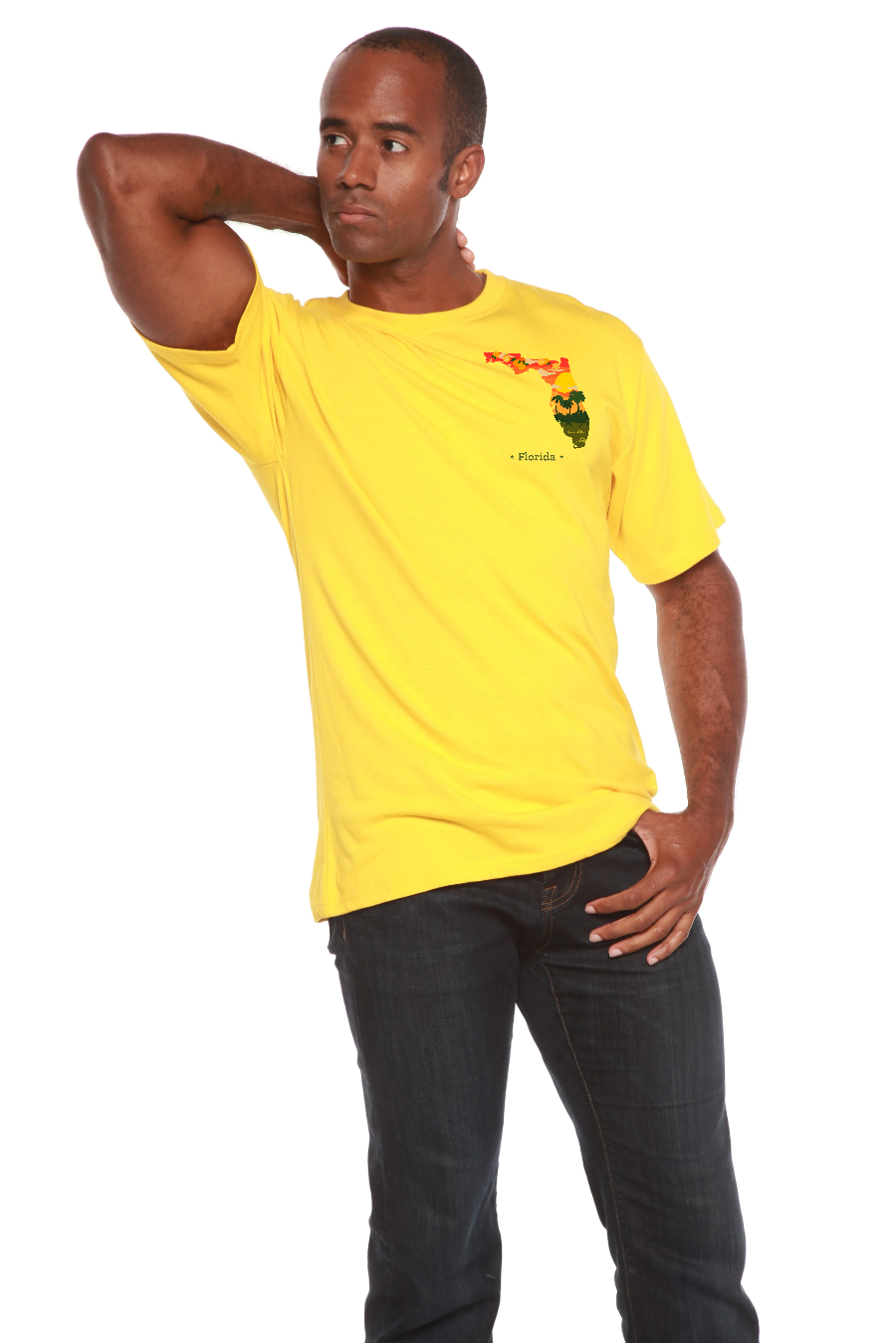 Florida Men's Bamboo Short Sleeve Graphic T-Shirt